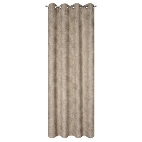 ZASŁONA GOTOWA ALETA 135 X 250 CM BEŻOWY