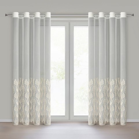 ZASŁONA GOTOWA DELIA 140 X 250 CM KREMOWY