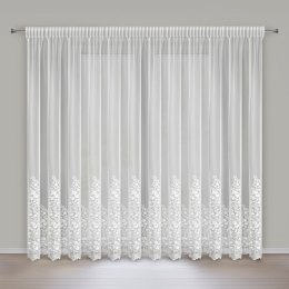 ZASŁONA GOTOWA ELOISA NA TAŚMIE 400 X 250 CM BIAŁY