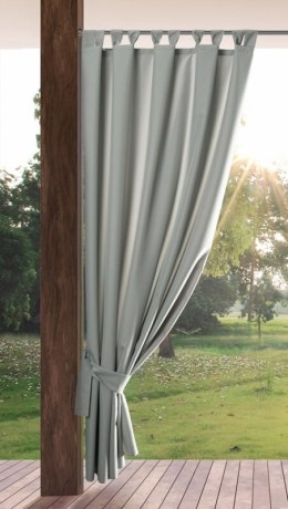 ZASŁONA GOTOWA GARDEN NA SZELKACH 155 X 240 CM SREBRNY