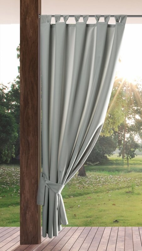ZASŁONA GOTOWA GARDEN NA SZELKACH 155 X 240 CM SREBRNY