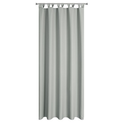ZASŁONA GOTOWA GARDEN NA SZELKACH 155 X 240 CM SREBRNY