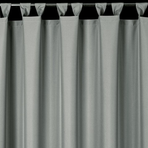 ZASŁONA GOTOWA GARDEN NA SZELKACH 155 X 240 CM SREBRNY