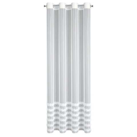 ZASŁONA GOTOWA SOFIA 3 NA TAŚMIE 140 X 250 CM BIAŁY