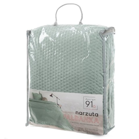 NARZUTA D91 FALBANKA 240 X 220 CM SZAŁWIOWY