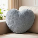 POSZEWKA HEART 45 X 45 CM SREBRNY