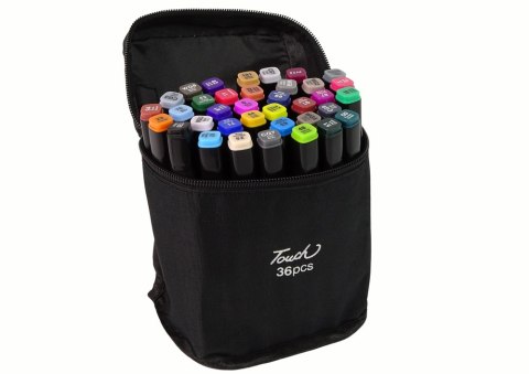 Zestaw Pisaków Markerów Touch PRO 36 SZT Torba Markery Alkoholowe Zestaw Pisaków Markerów Touch PRO 36 SZT Torba Markery Alkoholowe