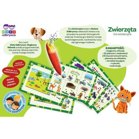 Gra dla dzieci Zwierzęta Magiczny ołówek Trefl 02111