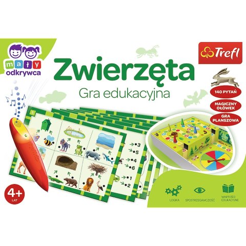 Gra dla dzieci Zwierzęta Magiczny ołówek Trefl 02111