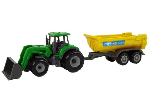 Pojazd Rolniczy Traktor Przyczepka D Zielony Pojazd Rolniczy Traktor Przyczepka D Zielony