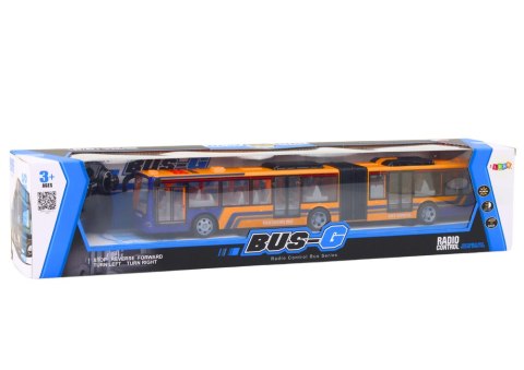 Autobus Miejski Przegubowy Zdalnie Sterowany RC Pomarańczowy Autobus Miejski Przegubowy Zdalnie Sterowany RC Pomarańczowy