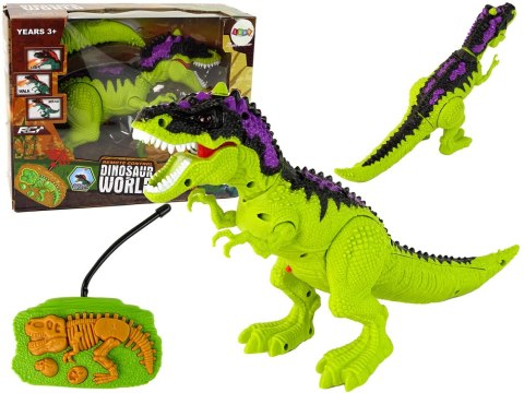 Dinozaur Zdalnie Sterowany Światła Dźwięki Zielony Dinozaur Zdalnie Sterowany Światła Dźwięki Zielony