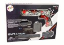 Pistolet Elektryczny na Kulki Wodne Zestaw Grafiti Czerwony 20 metrów