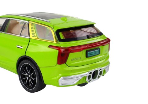 Aluminiowy Model Samochodu RC 1:24 C Kolor Zielony Aluminiowy Model Samochodu RC 1:24 C Kolor Zielony