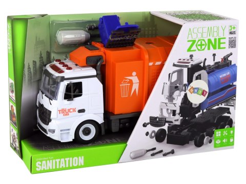 Śmieciarka Sorter Segregacja Zestaw DIY Śrubokręt Dźwięk Śmieciarka Sorter Segregacja Zestaw DIY Śrubokręt Dźwięk