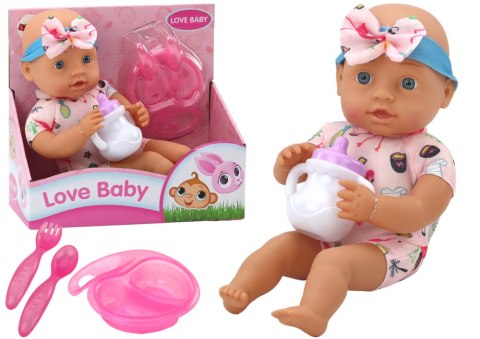 Lalka Bobas Ubranko z Flamingami Opaska Akcesoria Do Karmienia Lalka Bobas Ubranko z Flamingami Opaska Akcesoria Do Karmienia