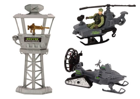 Zestaw Militarny Wojskowy Wóz Bojowy Helikopter Żołnierze Akcesoria Dźwięki Zestaw Militarny Wojskowy Wóz Bojowy Helikopter Żołnierze Akcesoria Dźwięki