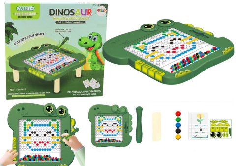 Tablica Magnetyczna Edukacyjna Dinozaur Pad Układanka Zielona Tablica Magnetyczna Edukacyjna Dinozaur Pad Układanka Zielona