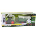 Traktor Rolniczy Z Przyczepą I Chwytakiem Zdalnie Sterowany RC 2.4G