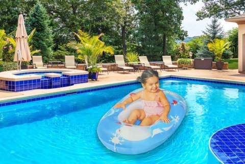 Ponton dmuchany łódka delfin do pływania BESTWAY 34037