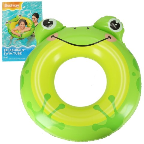 Kółko do pływania koło dmuchane dla dzieci BESTWAY 36351 żaba 85-76cm