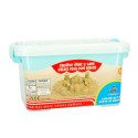 Piasek dla dzieci w wiaderku 1kg foremki niebieski