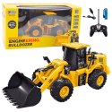 Koparka Buldożer Zdalnie Sterowany RC 2.4G 9CH Żółty
