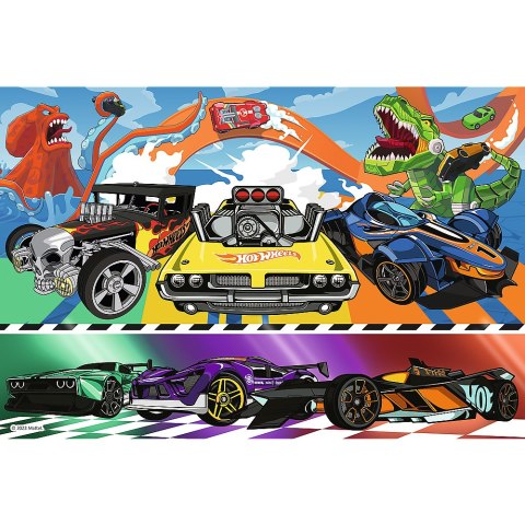 Puzzle - 100 - Pędzące samochody - Hot Wheels Trefl 16466