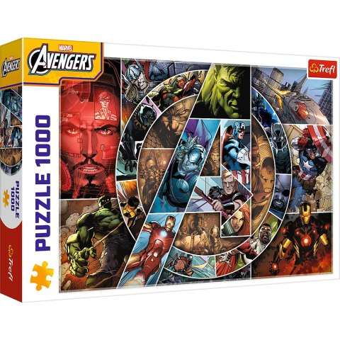 Puzzle - 1000 - Avengers: BohaterowieFSC Mix 70% 10934