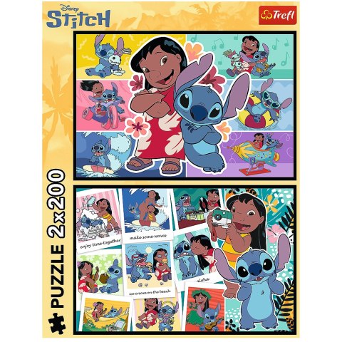 Puzzle - 2x200 - Wesołe życie Stitcha - Disney Lilo and Stitch 13334
