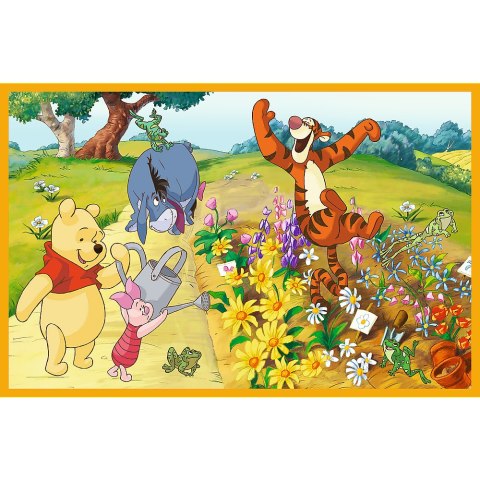 Puzzle - 2x24 - Dzień w ogrodzie - Disney Winnie the Pooh Trefl 34436