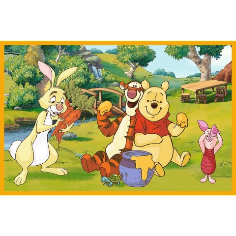 Puzzle - 2x24 - Dzień w ogrodzie - Disney Winnie the Pooh Trefl 34436