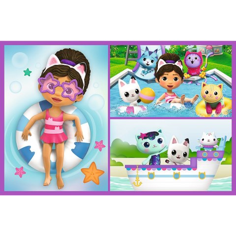 Puzzle - 2x70 - Baw się z Gabby Trefl 34438