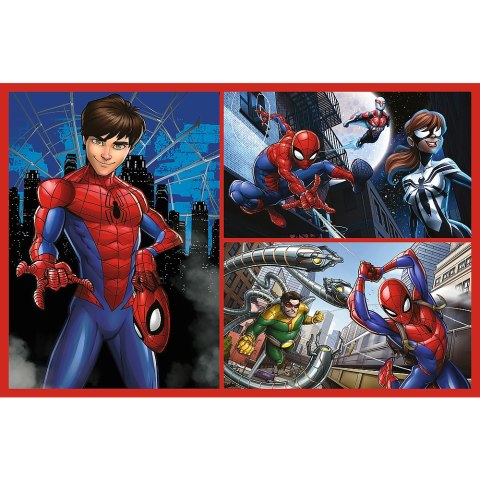 Puzzle - 2x70 - Pajęcze historie - Disney Marvel Spiderman Trefl 34443