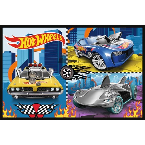 Puzzle - 2x70 - Samochodziki - Hot Wheels Trefl 34442