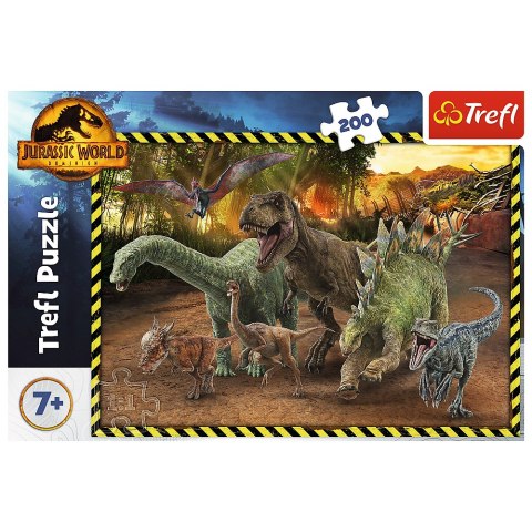 Puzzle - 200 - Dinozaury z Parku Jurajskiego Jurassic World 13287