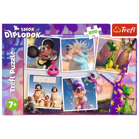 Puzzle - "200" - Przygody Smoka Diplodoka Trefl 13322
