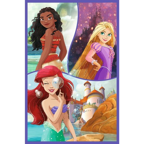 Puzzle - 3x80 - Księżniczki przyjaciółki - Disney Princess Trefl 34884