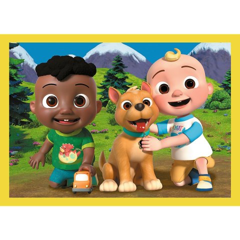 Puzzle - "4w1 (12, 15, 20, 24)" - Cocomelon, Poznaj bohaterów Trefl 34647