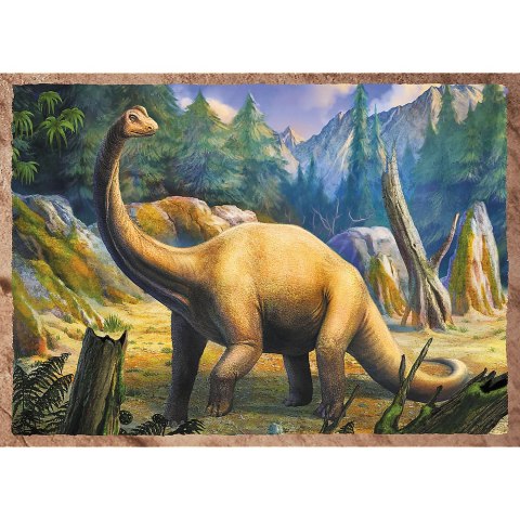 Puzzle - 4w1 - Ciekawe dinozaury / Trefl 34383