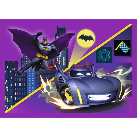 Puzzle - 4w1 - Poznaj Batwheels - Warner Batwheels 34658