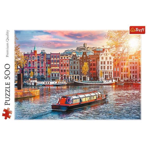 Puzzle 500 el. Amsterdam, Holandia Trefl 37428