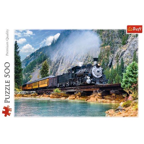 Puzzle 500 el. Górski pociąg Trefl 37379