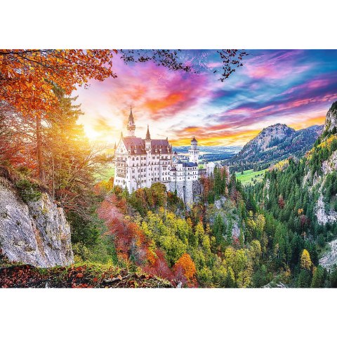Puzzle 500 el. Widok na zamek Neuschwanstein, Niemcy Trefl 37427