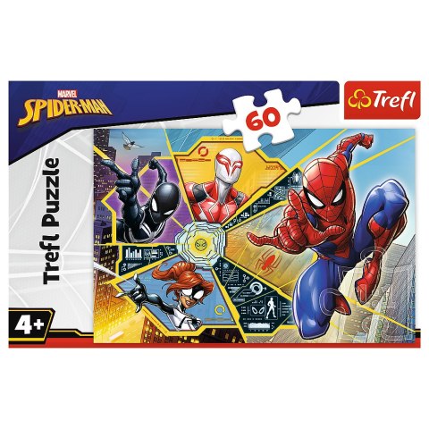Puzzle - "60" - W sieci / Disney Marvel Spiderman Trefl 17372