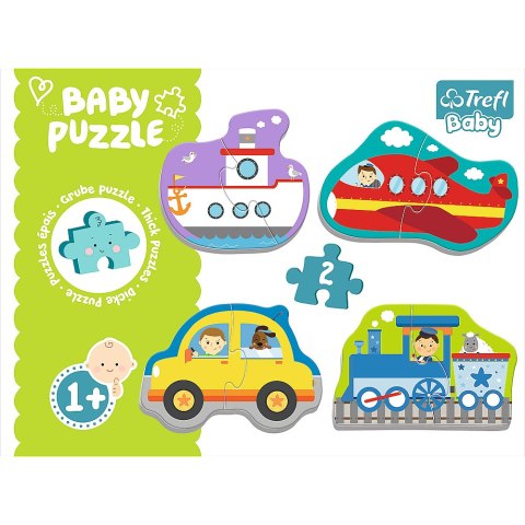 Puzzle - Baby Classic - Pojazdy transportowe / Trefl Baby 36075