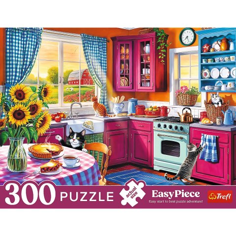 Puzzles - 300 EasyPiece - Poranek w kuchniFSC Mix 70% 23102
