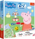 Gra 2w1 Chińczyk Węże i drabiny Świnka Peppa 2067