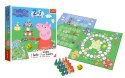 Gra 2w1 Chińczyk Węże i drabiny Świnka Peppa 2067