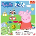 Gra 2w1 Chińczyk Węże i drabiny Świnka Peppa 2067